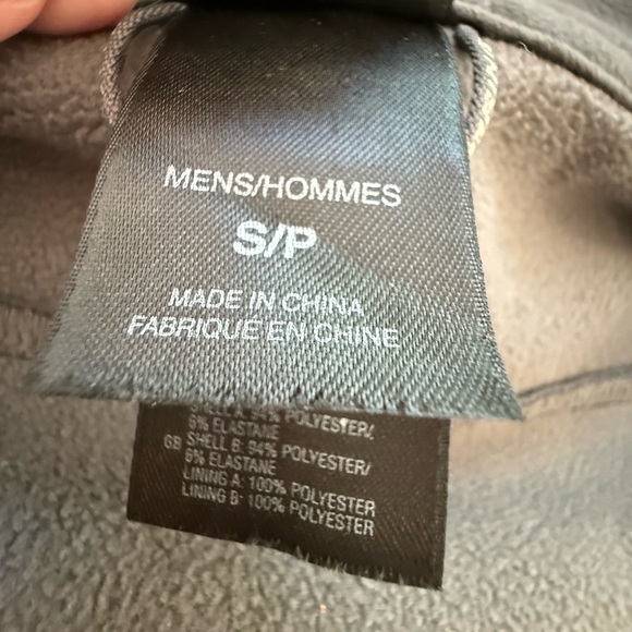 The North Face Apex Bionic Fleece Lined Jacket Navy Blue Warm Men’s Size Small - Picture 9 of 13